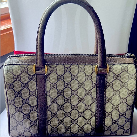 Vintage EUC GUCCI Boston BAG - Picture 2 of 14